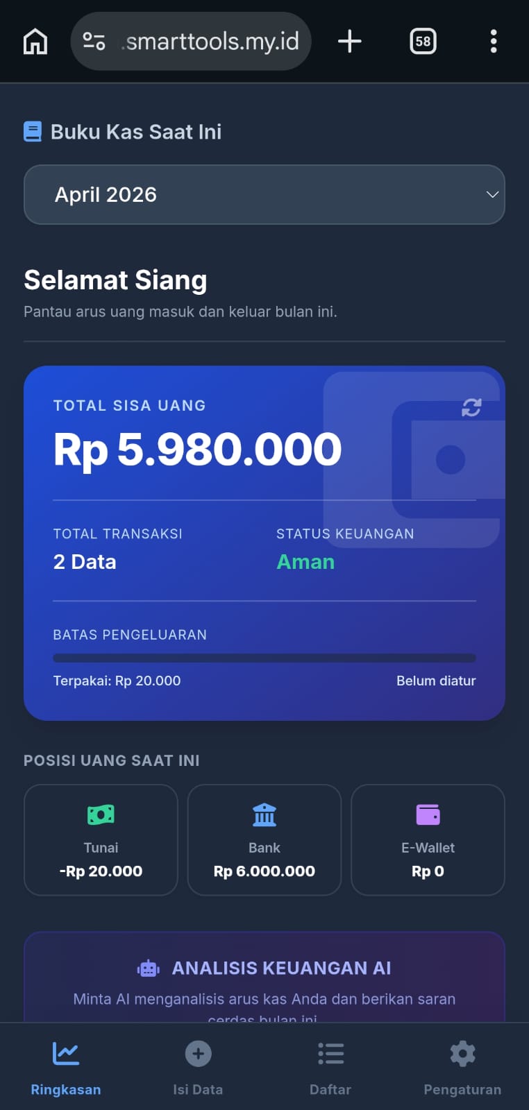 Dashboard FinanSmart