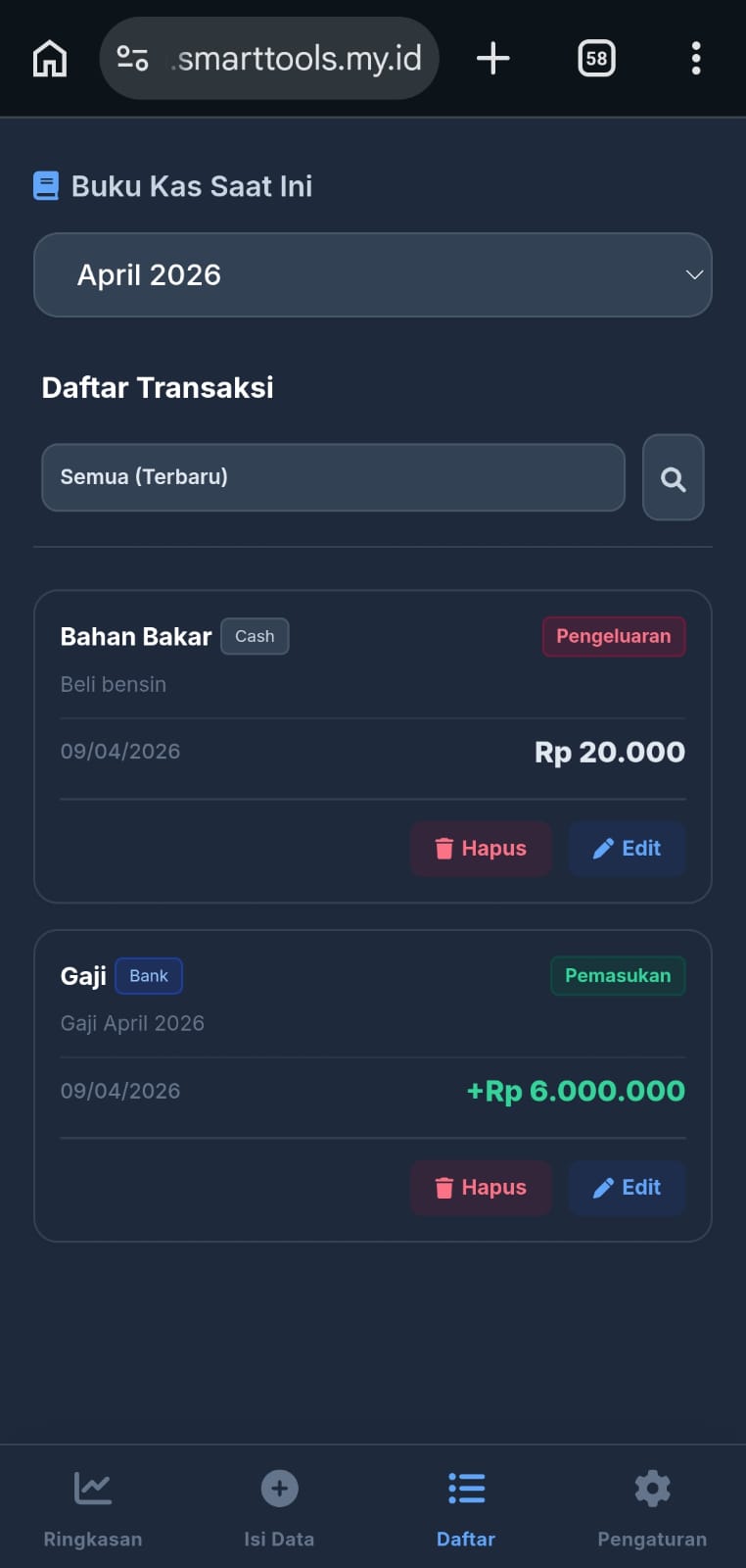 Riwayat Transaksi