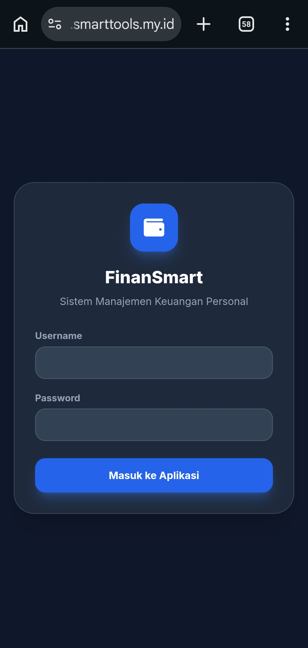 Login FinanSmart